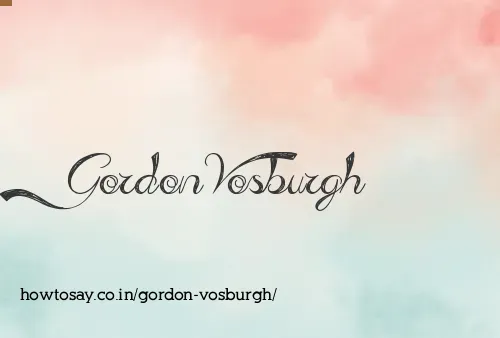 Gordon Vosburgh
