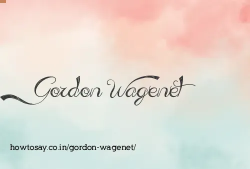 Gordon Wagenet