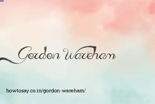 Gordon Wareham