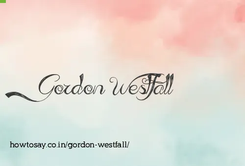 Gordon Westfall