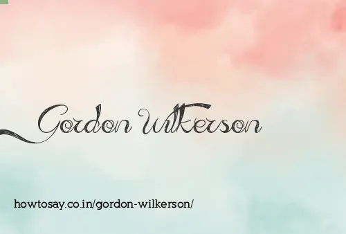 Gordon Wilkerson