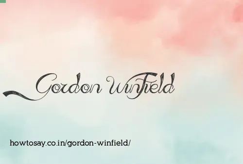 Gordon Winfield
