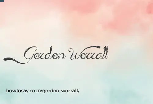 Gordon Worrall