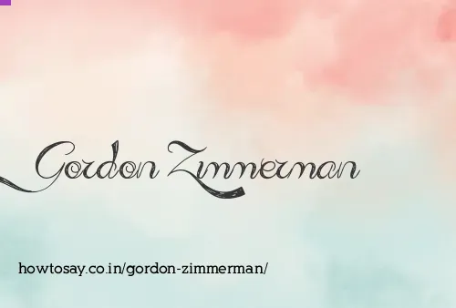 Gordon Zimmerman
