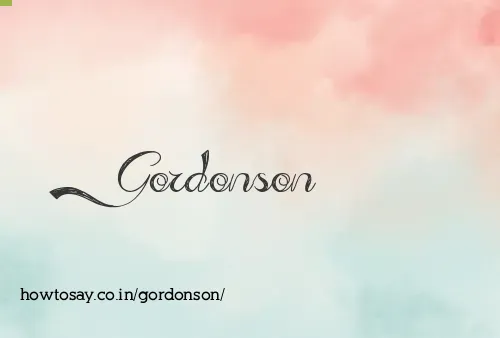 Gordonson