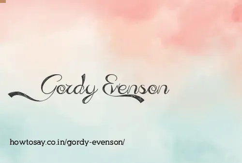 Gordy Evenson
