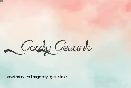 Gordy Geurink