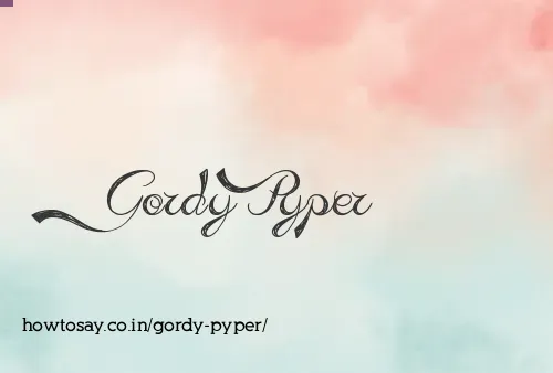 Gordy Pyper
