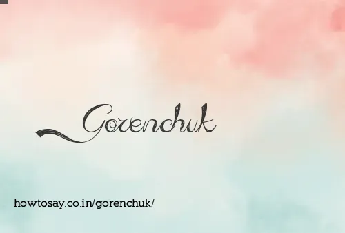 Gorenchuk