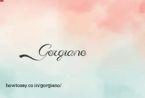 Gorgiano