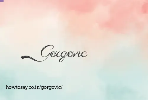 Gorgovic