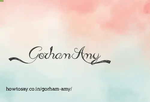 Gorham Amy