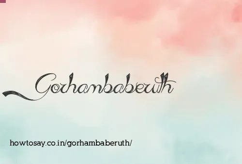 Gorhambaberuth