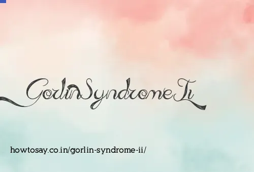 Gorlin Syndrome Ii