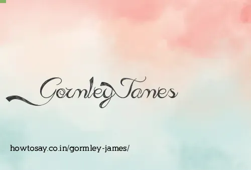 Gormley James