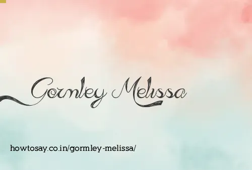 Gormley Melissa