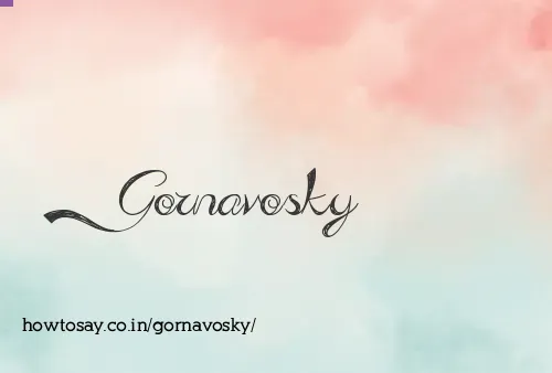Gornavosky