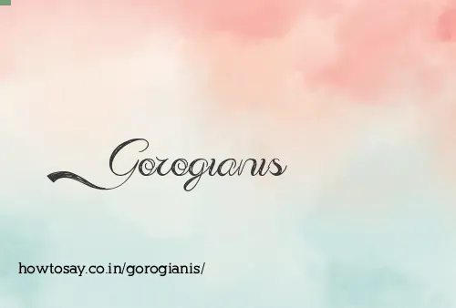 Gorogianis