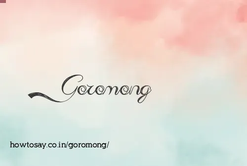 Goromong