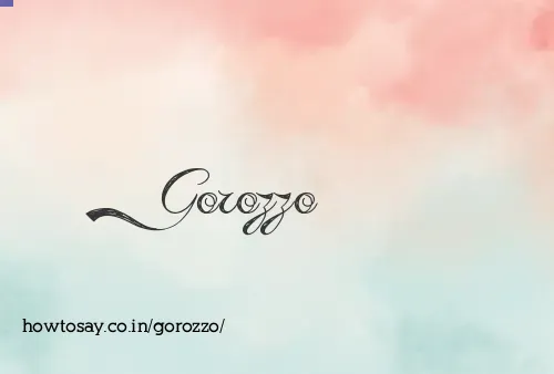 Gorozzo