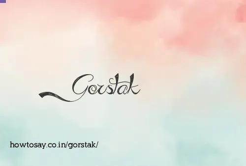 Gorstak