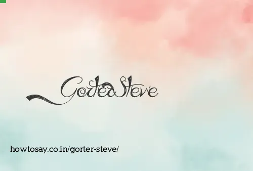 Gorter Steve