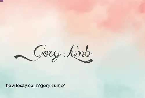 Gory Lumb