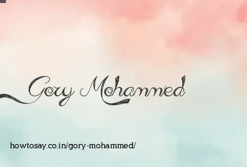 Gory Mohammed