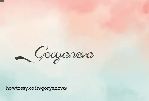 Goryanova