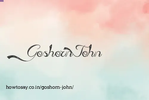 Goshorn John