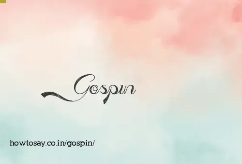 Gospin