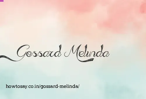 Gossard Melinda