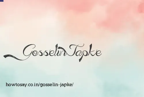 Gosselin Japke