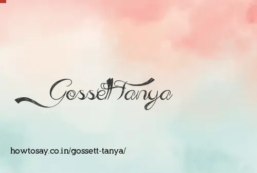 Gossett Tanya