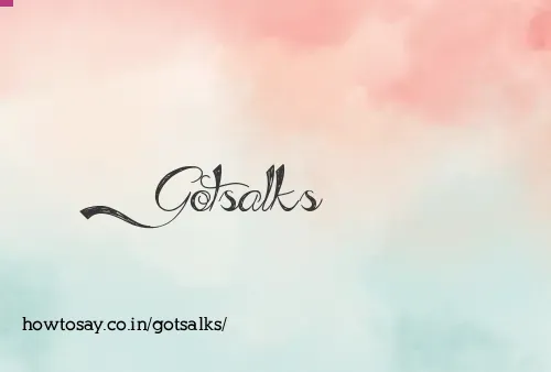 Gotsalks