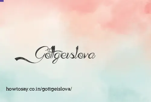 Gottgeislova