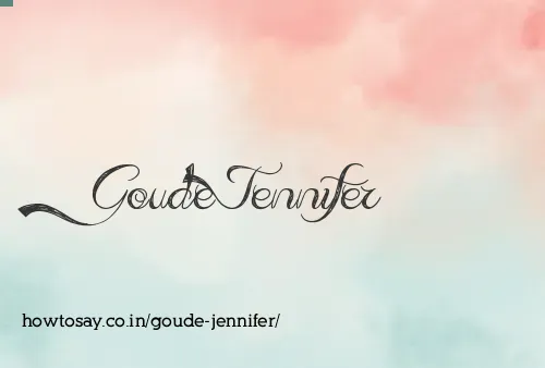 Goude Jennifer