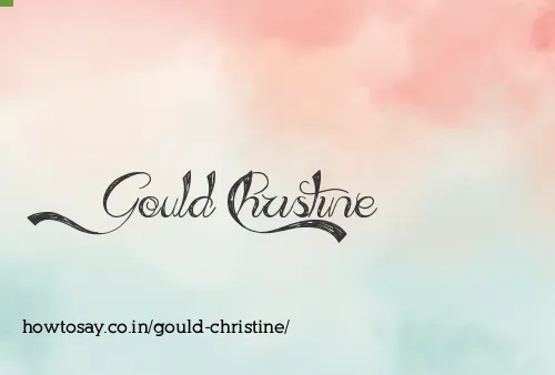 Gould Christine