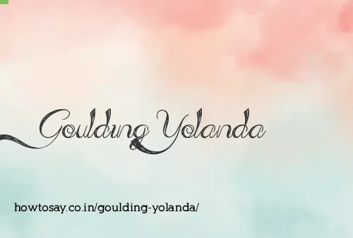 Goulding Yolanda