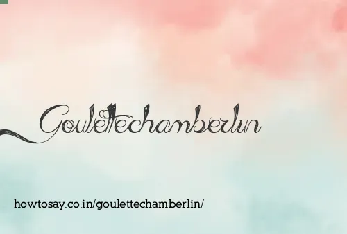 Goulettechamberlin