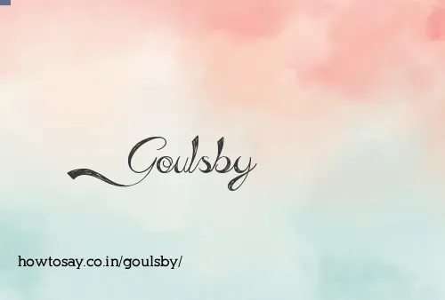 Goulsby