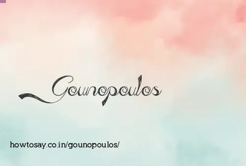 Gounopoulos