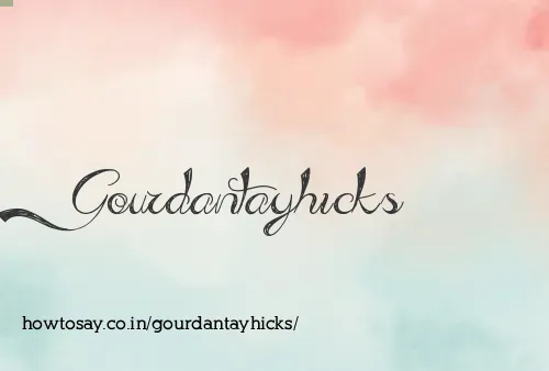 Gourdantayhicks