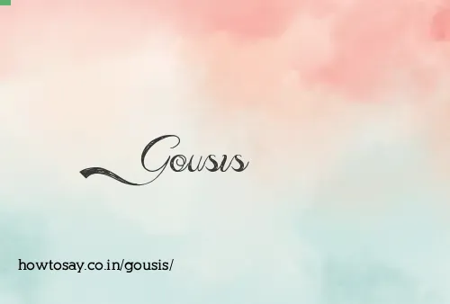 Gousis