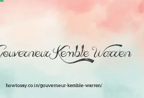Gouverneur Kemble Warren