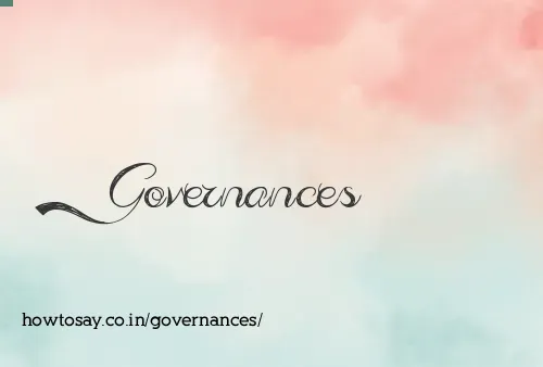 Governances