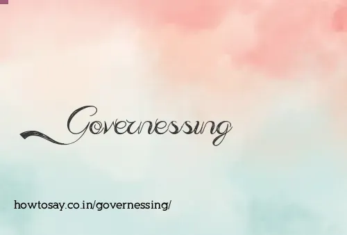 Governessing