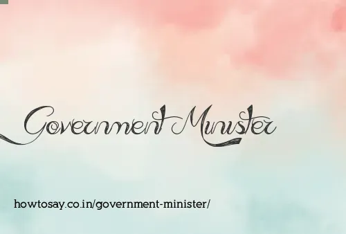 Government Minister