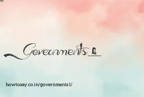Governments1