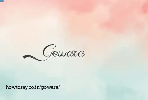 Gowara
